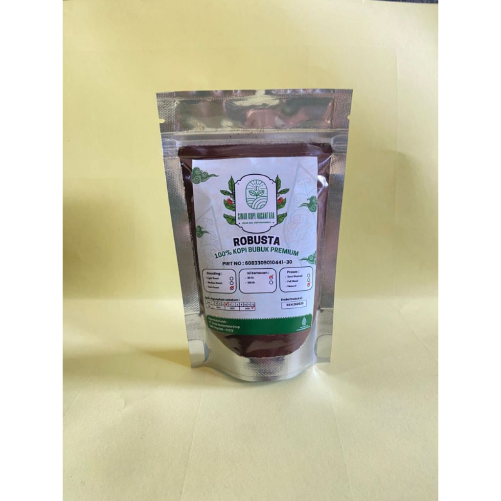 

Kopi Hitam Bubuk Premium Spesial Robusta Dan Arabika 50 Gram