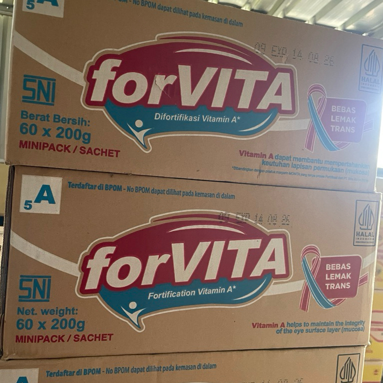 

Forvita Margarin Serbaguna Sachet 200gr (1 Karton)