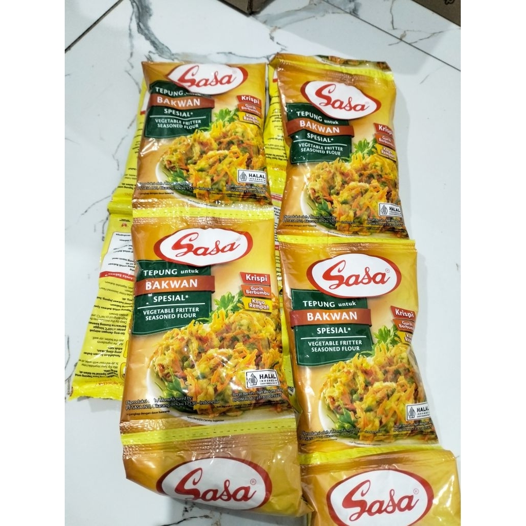 1 RENCENG -10BIJI / SASA TEPUNG BAKWAN 80GRAM / SASA TEPUNG SERBAGUNA