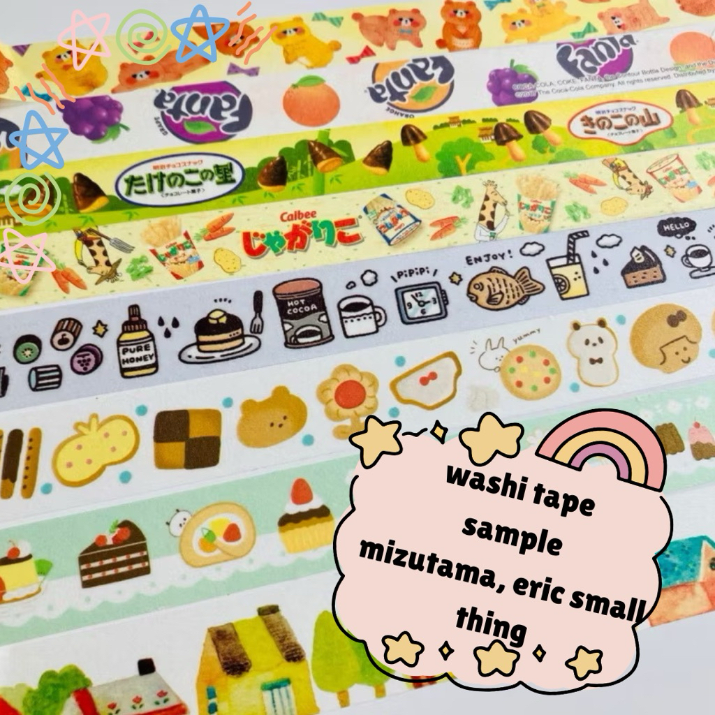 

washi tape sample jepang