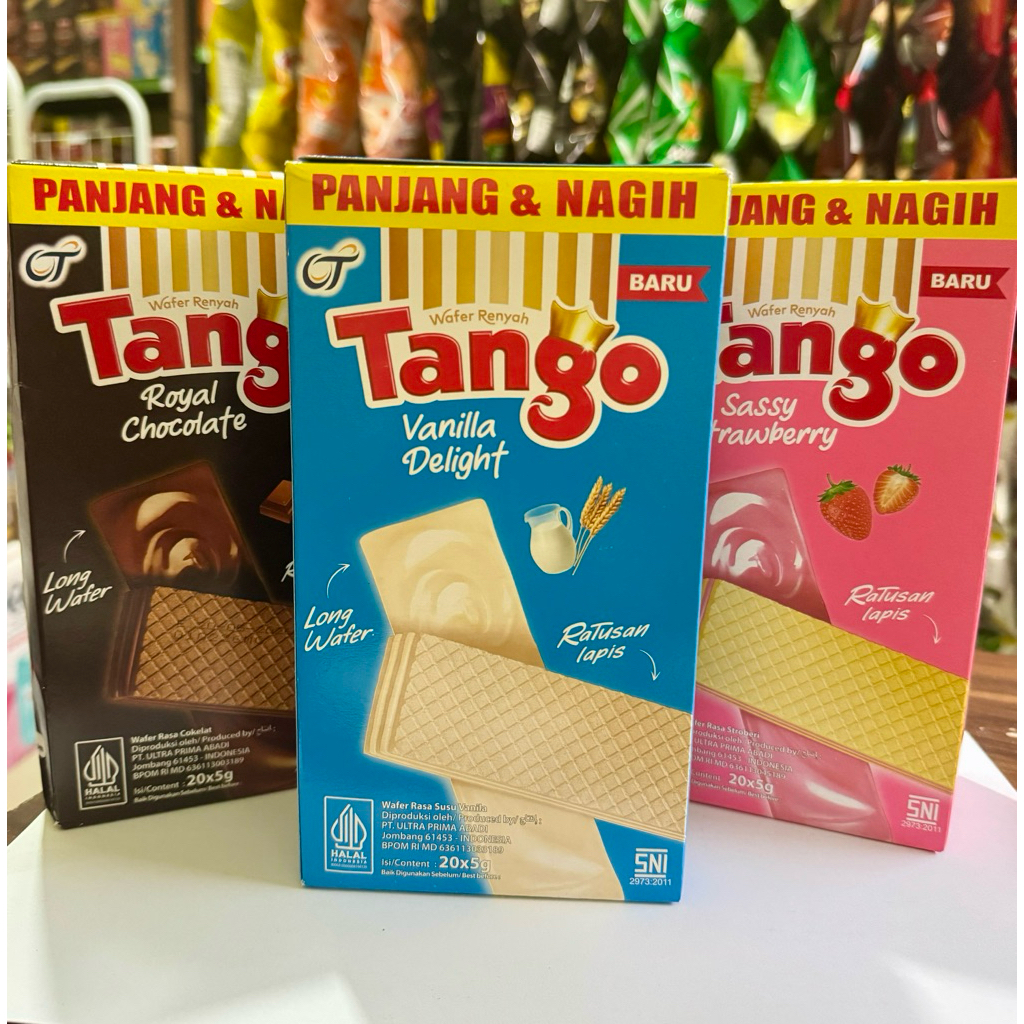 

Tango wafer box ( 5gr x 20pcs ) ECER per box