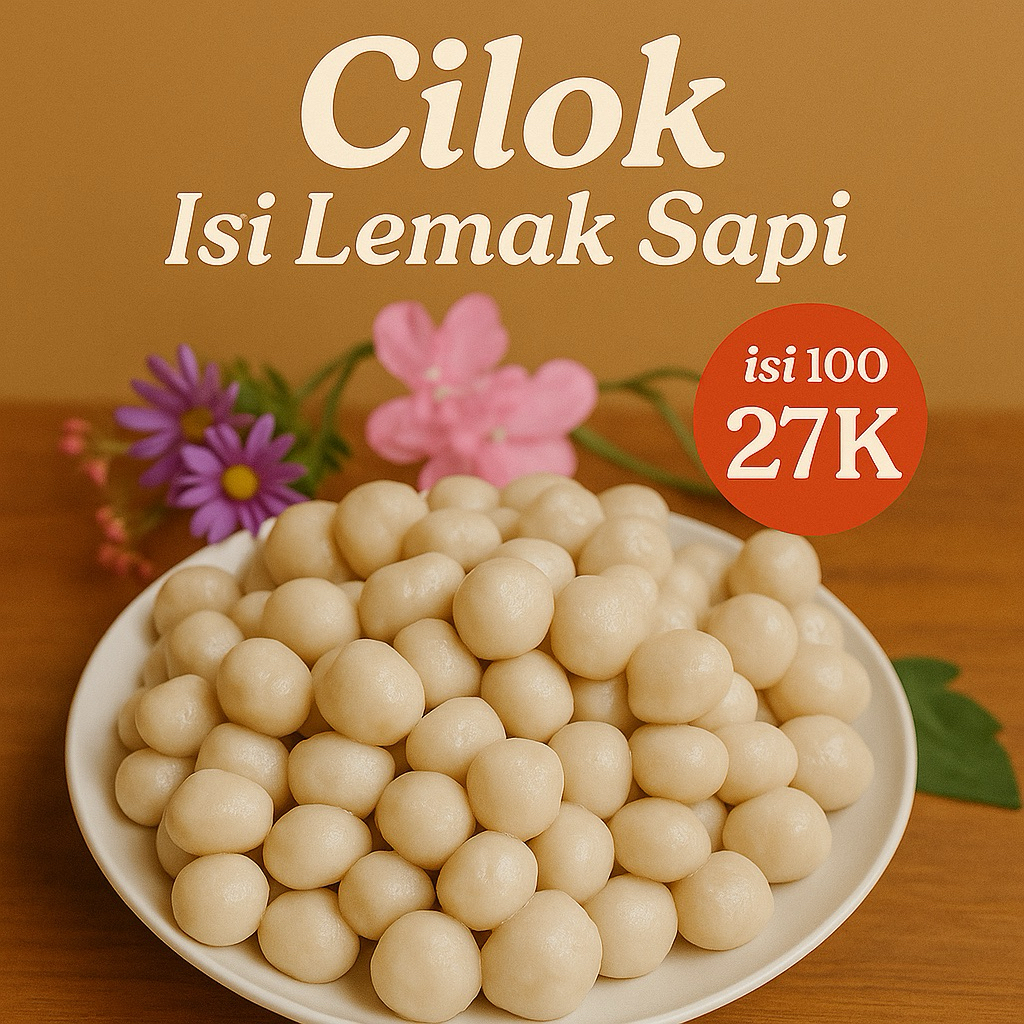 

PROMO Cilok Isi Lemak Sapi Enak Kenyal Isi 100 pcs