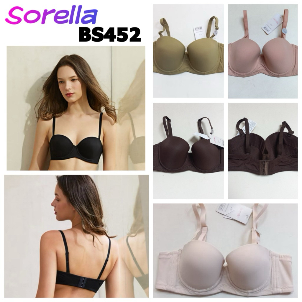 BS452 bra half cup Sorella 32C 34C 36C