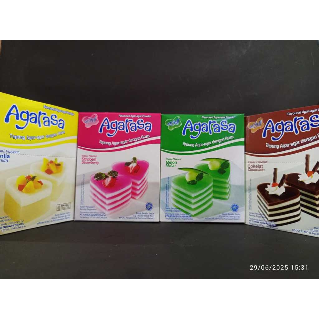 

Agarasa 1 Box Isi 6 Sachet Susu