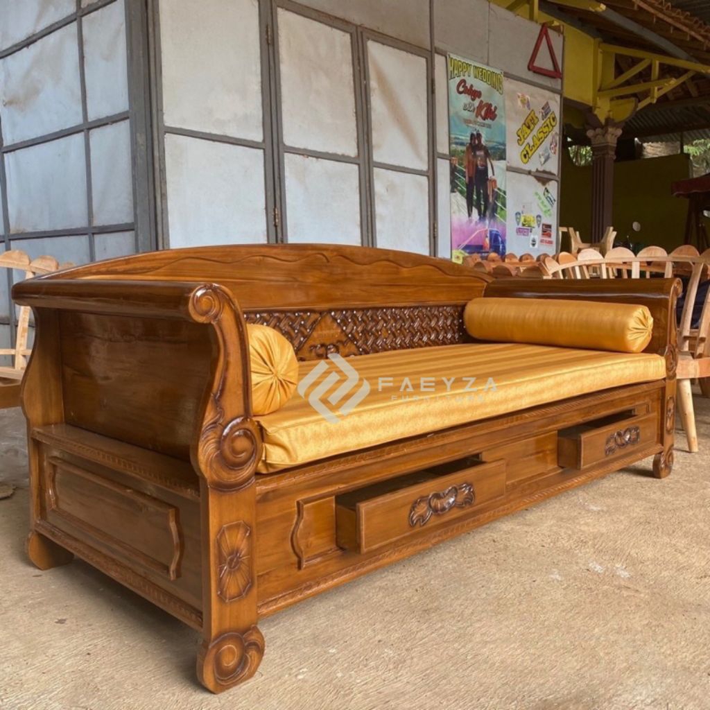 Kursi Bale-Bale Kayu Jati Solid | Kursi Kayu Jati Murah | Kursi Teras Kayu Jati | Kursi Bale-Bale Mu