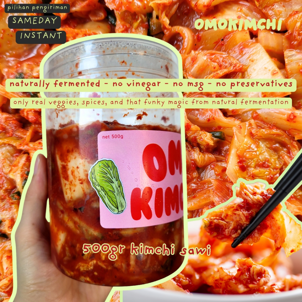 

500gr Kimchi sawi omokimchi korean food medan