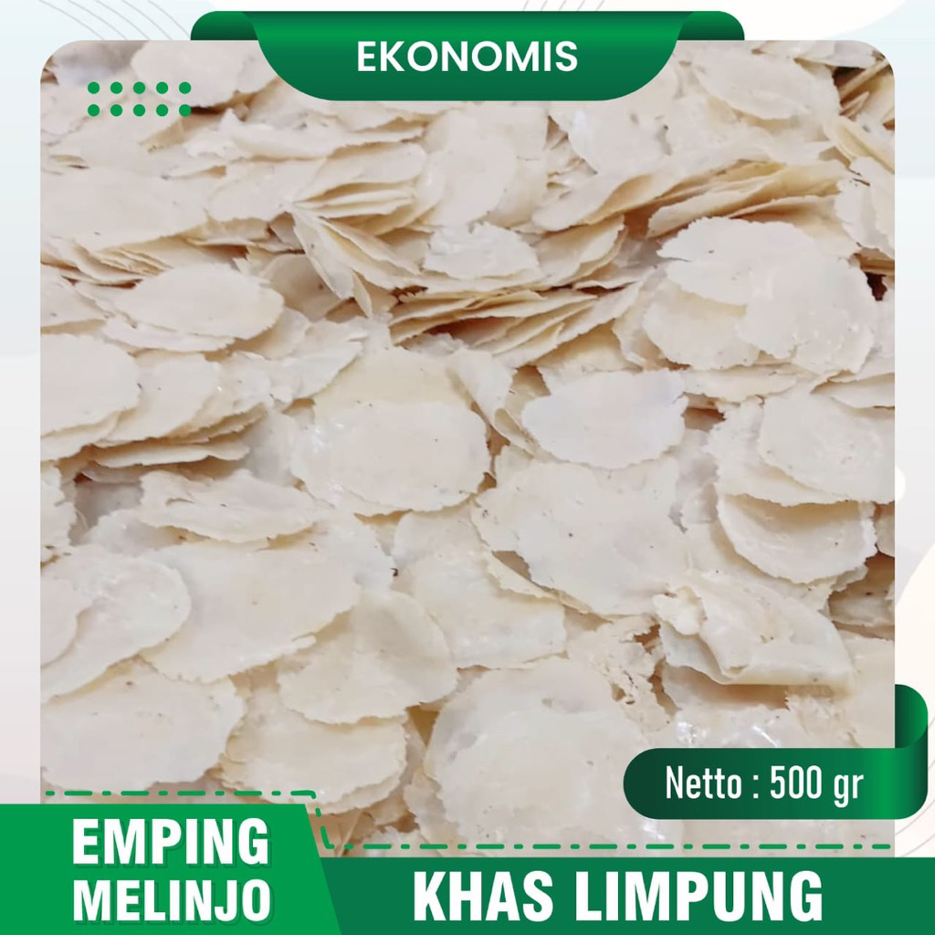

emping melinjo 500 gram asli Limpung Jawa tengah