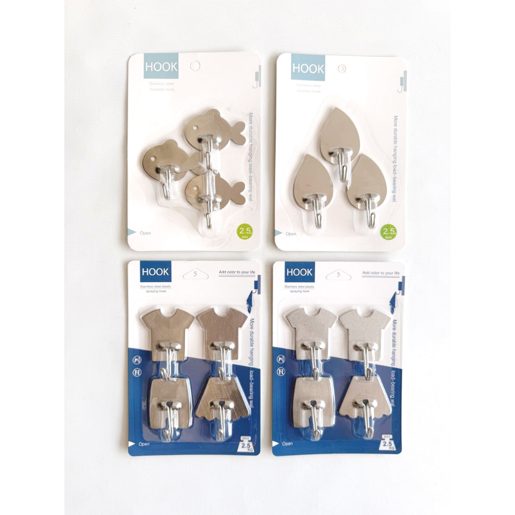 Gantungan Hook Tempel Stainless Steel