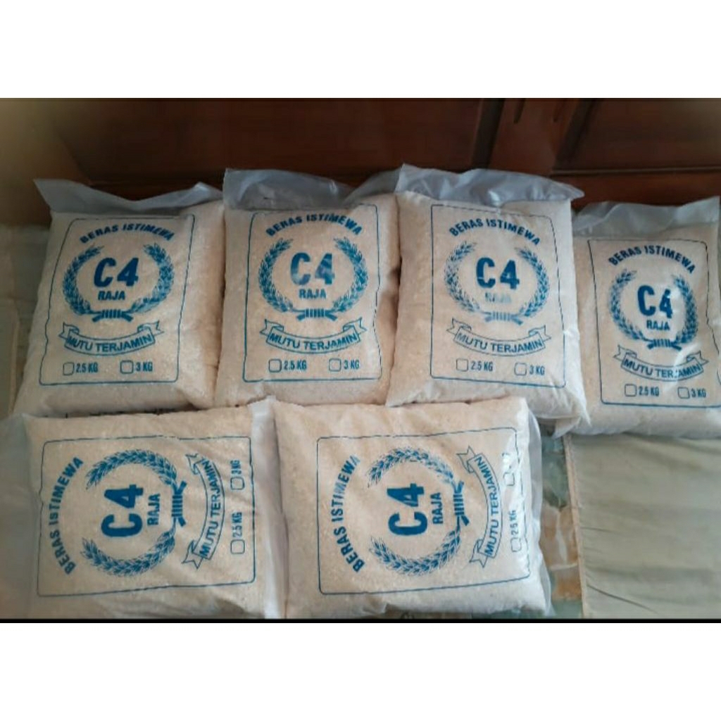 

Beras C4 pulen,enak,utuh