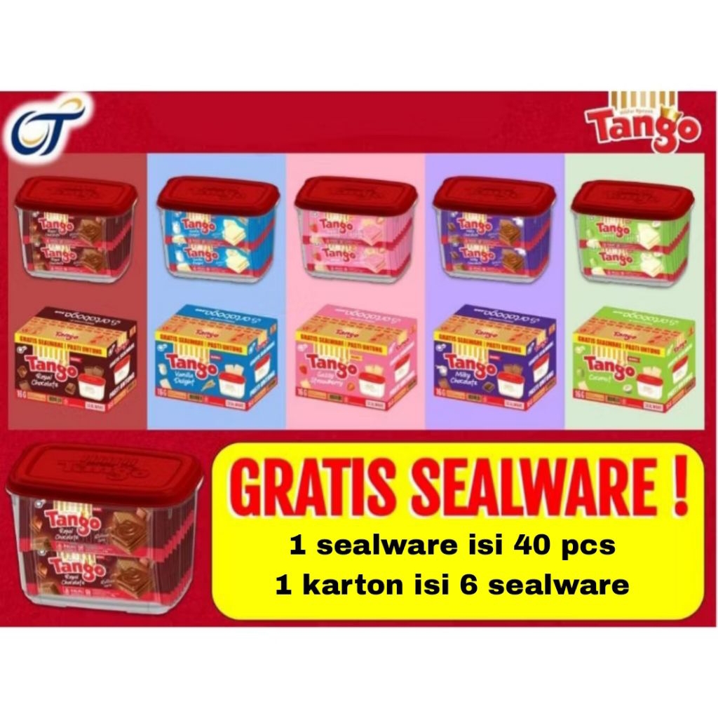

WAFER TANGO isi 40pcs kemasan 4gr FREE TOPLES