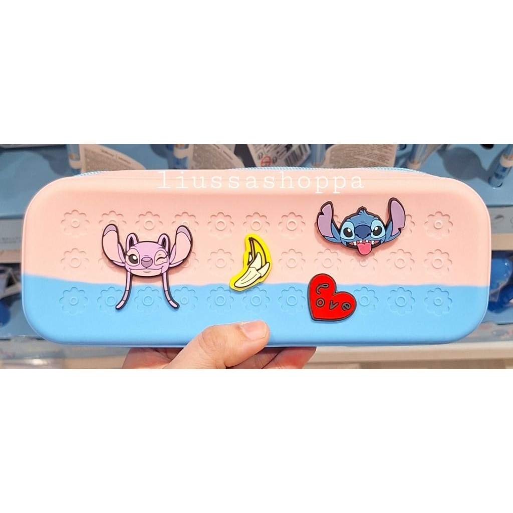 

Tempat Pensil Miniso - Disney Lilo & Stitch Collection Holes Stationery Case (stitch & angel)