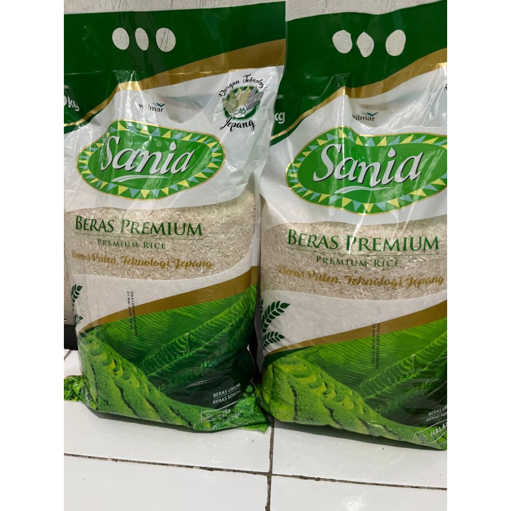 

Beras premium sania 5kg