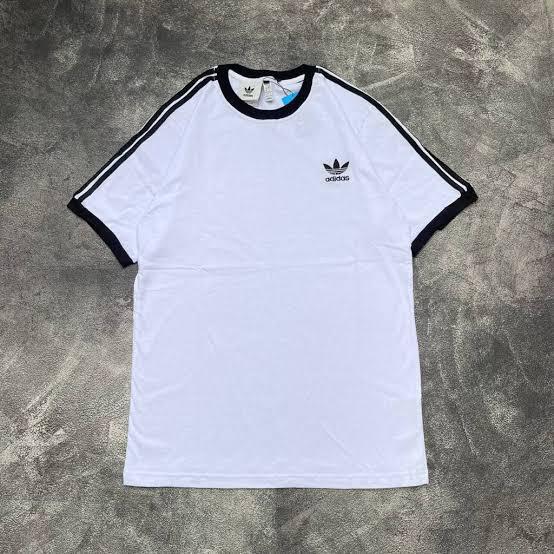 kaos Adidas 3 stripe full tag kaos pria adidas premium kaos adidas casual kaos pria wanita