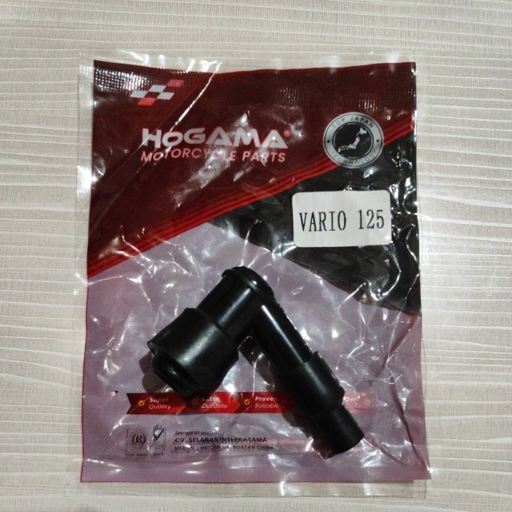 HOGAMA TUTUP BUSI VARIO 125 KZR /VARIO 125 150 FI /PCX 150 /COP BUSI MOTOR ORIGINAL