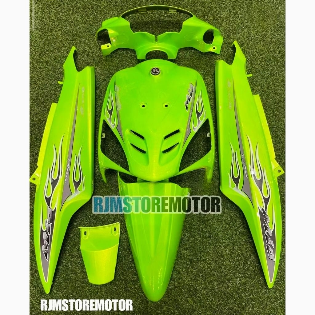 full body halus yamaha mio sporty hijau stabilo lembayung gold