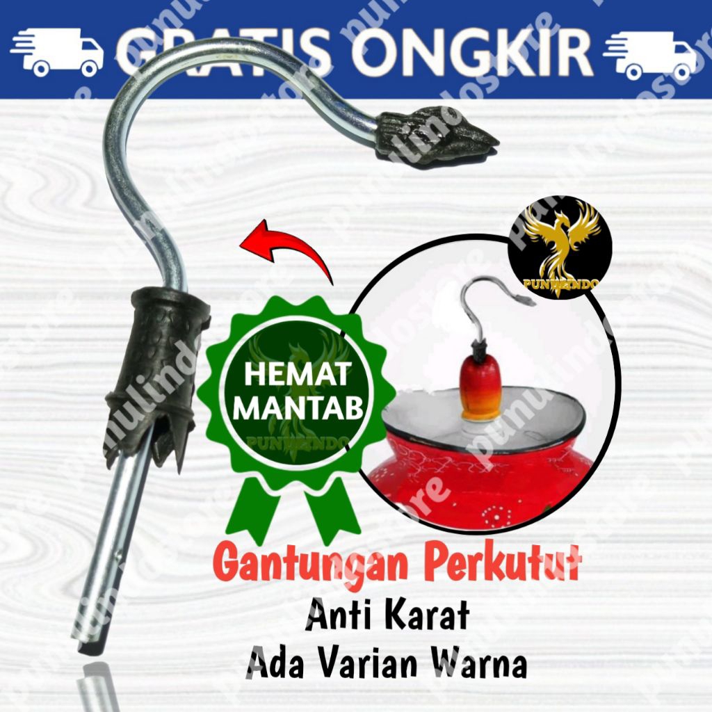 Gantungan Cantolan Sangkar Perkutut Kutut Polos Hemat Min 10 Pcs