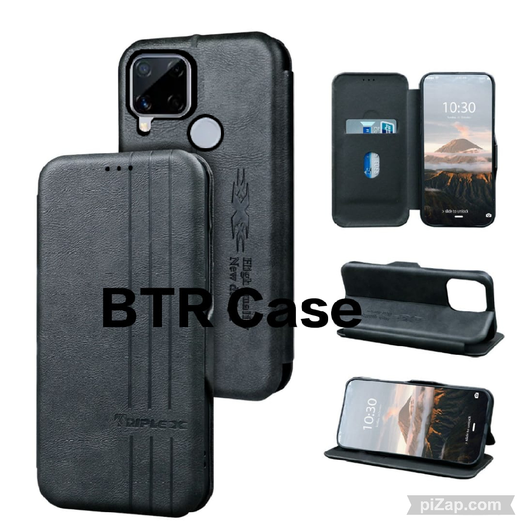 CASE HP REALME C15 CASING DOMPET MOTIF 05 FLIP COVER LEATHER SARUNG HP