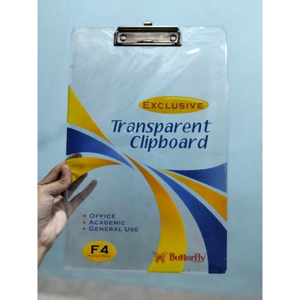 

Clipboard Butterfly | Papan Jalan ujian Transparan