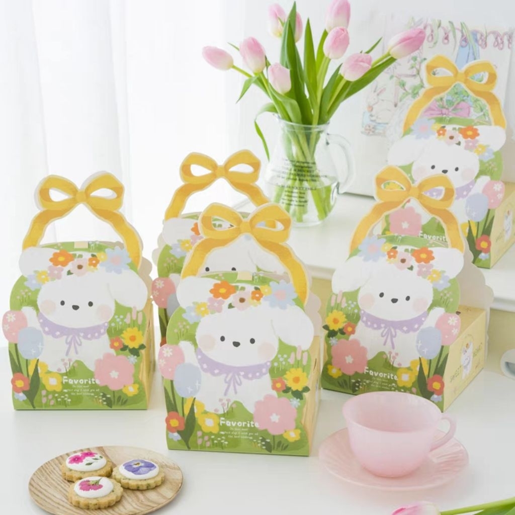 

Gable Box Bunny / Box Jinjing Lucu - Gift Box Unik Karakter Kartun untuk Hampers / Kado Ulang Tahun / Parcel