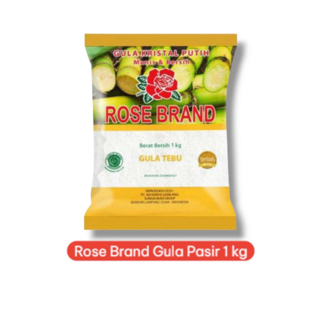 

Gula Pasir Rose Brand Kuning 1kg – Gula Putih Bersih Halus Cocok untuk Masakan & Minuman