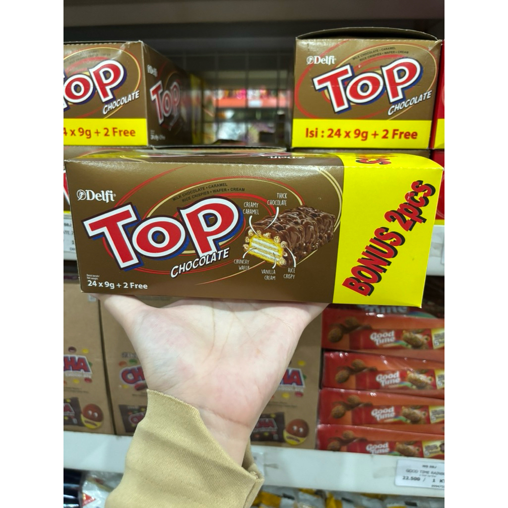 

Top Coklat Wafer Delfi isi 24pcs