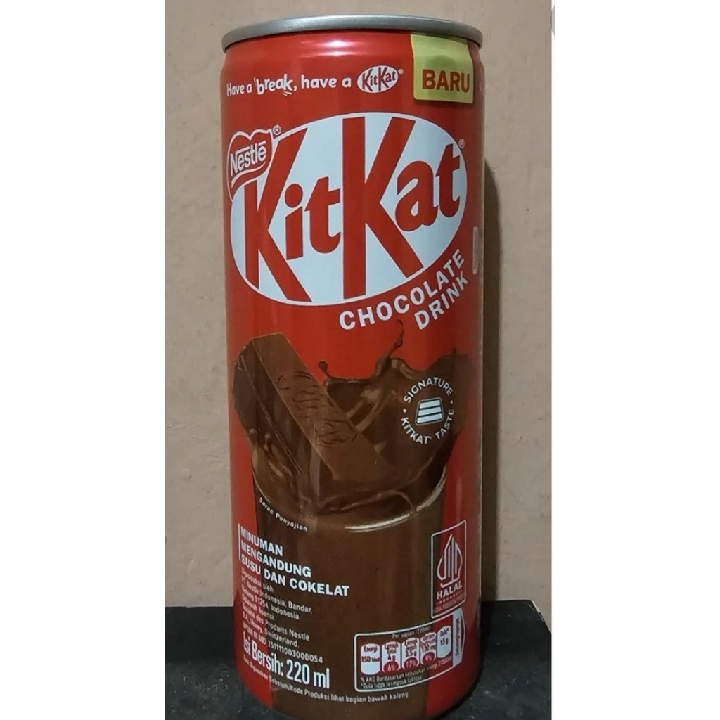 

[New! Viral] Kit Kat Chocolate Drink 220 ml kaleng