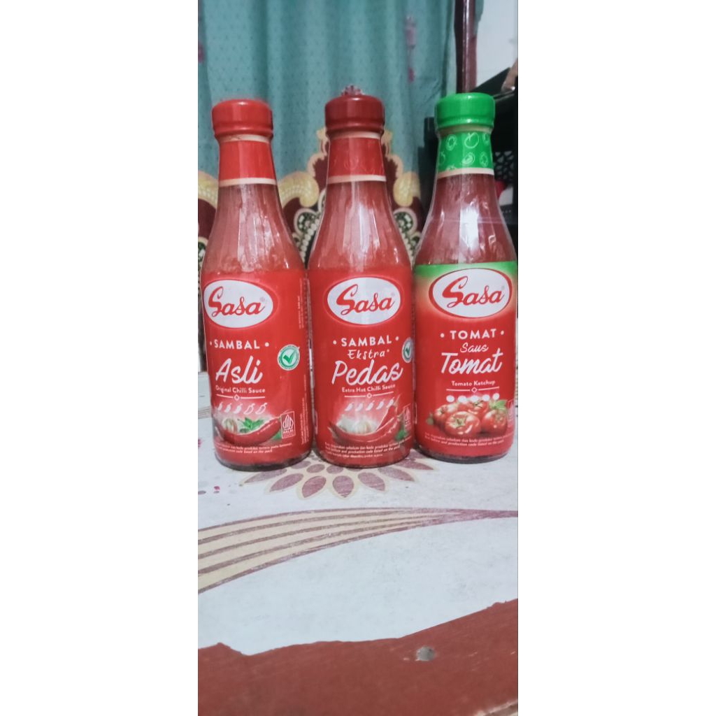 

sasa sambal extra pedas & sambal asli 340ml