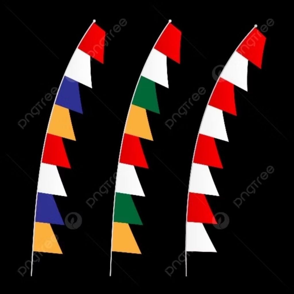 bendera umbul umbul gerazi 8 mata /umbul umbul polos