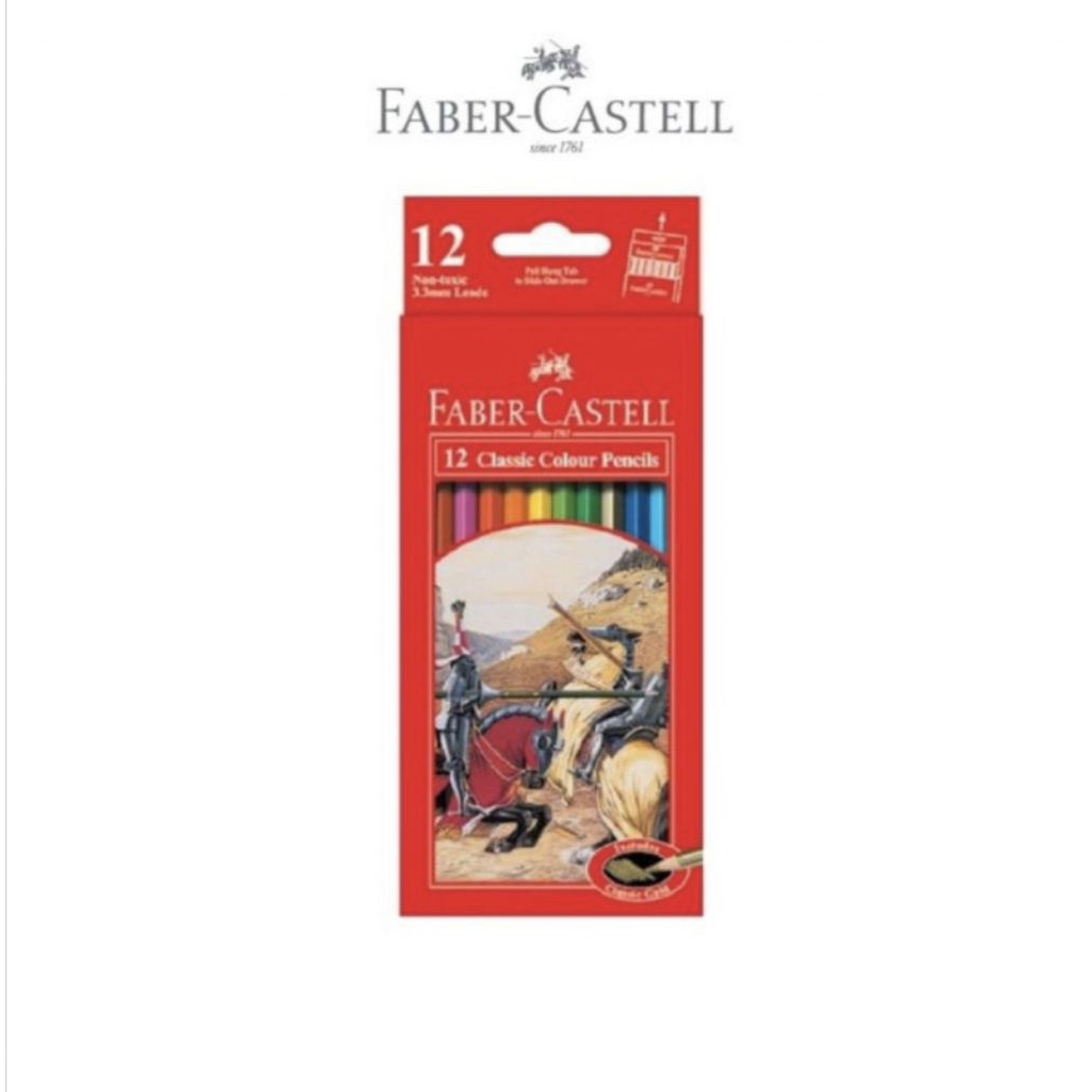 

Pensil 12 Warna Panjang Faber Castell Classic Colour Pencils