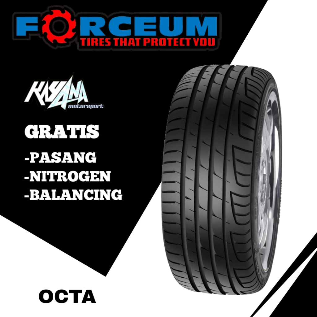 Ban Standar Honda jazz FORCEUM OCTA 185 55 R16 Setara DUNLOP