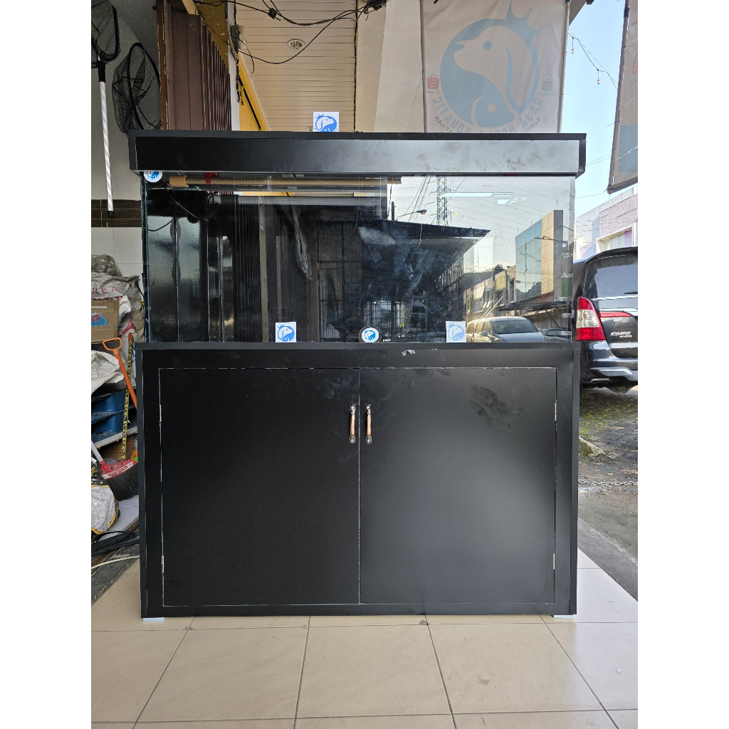 TANK AKUARIUM AQUARIUM KABINET RAK SUSUN SUMP FILTER SUMB FILTER LEMARI MEJA FULL SET RANGKA BESI HO