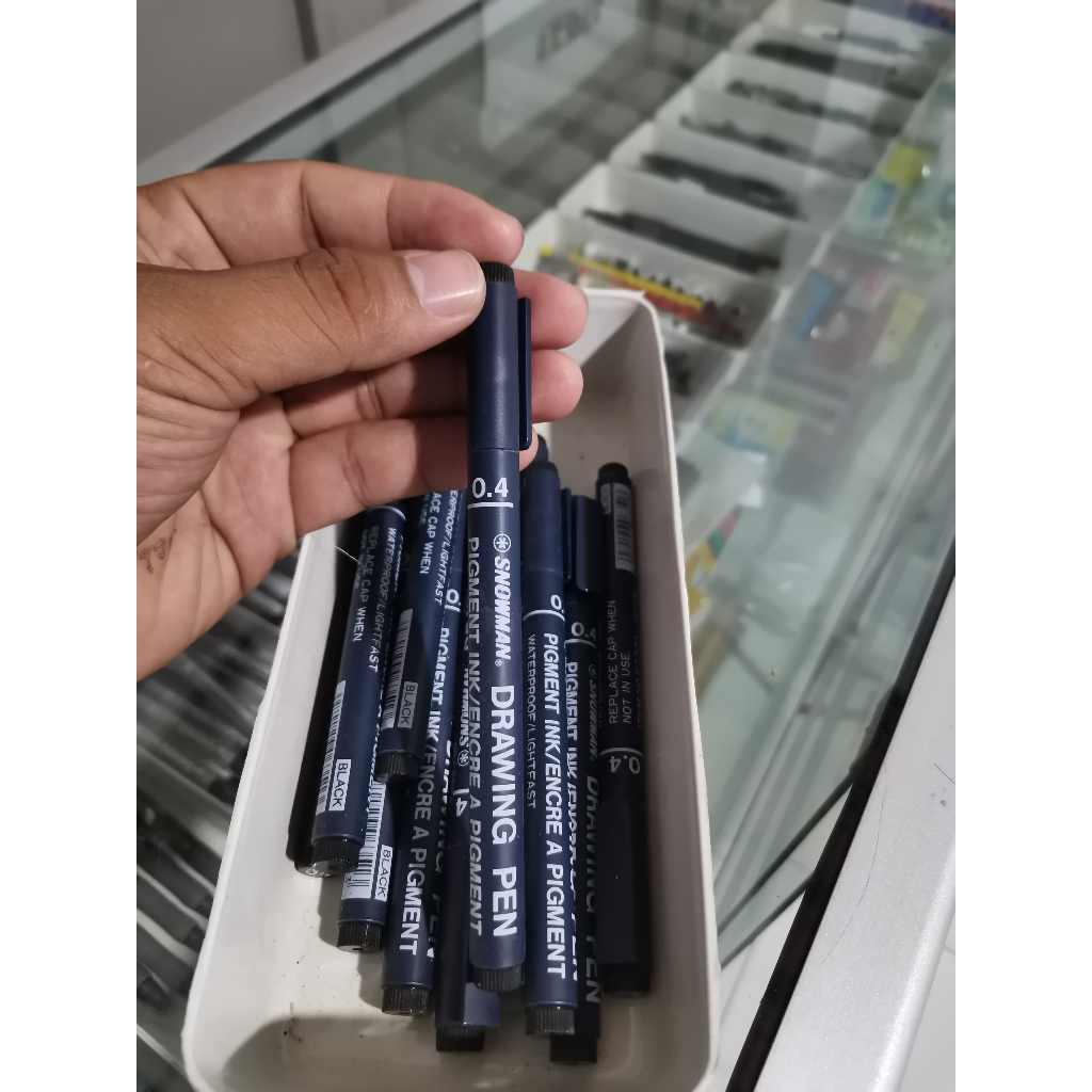 

Drawing Pen Snowman 0,4 hitam
