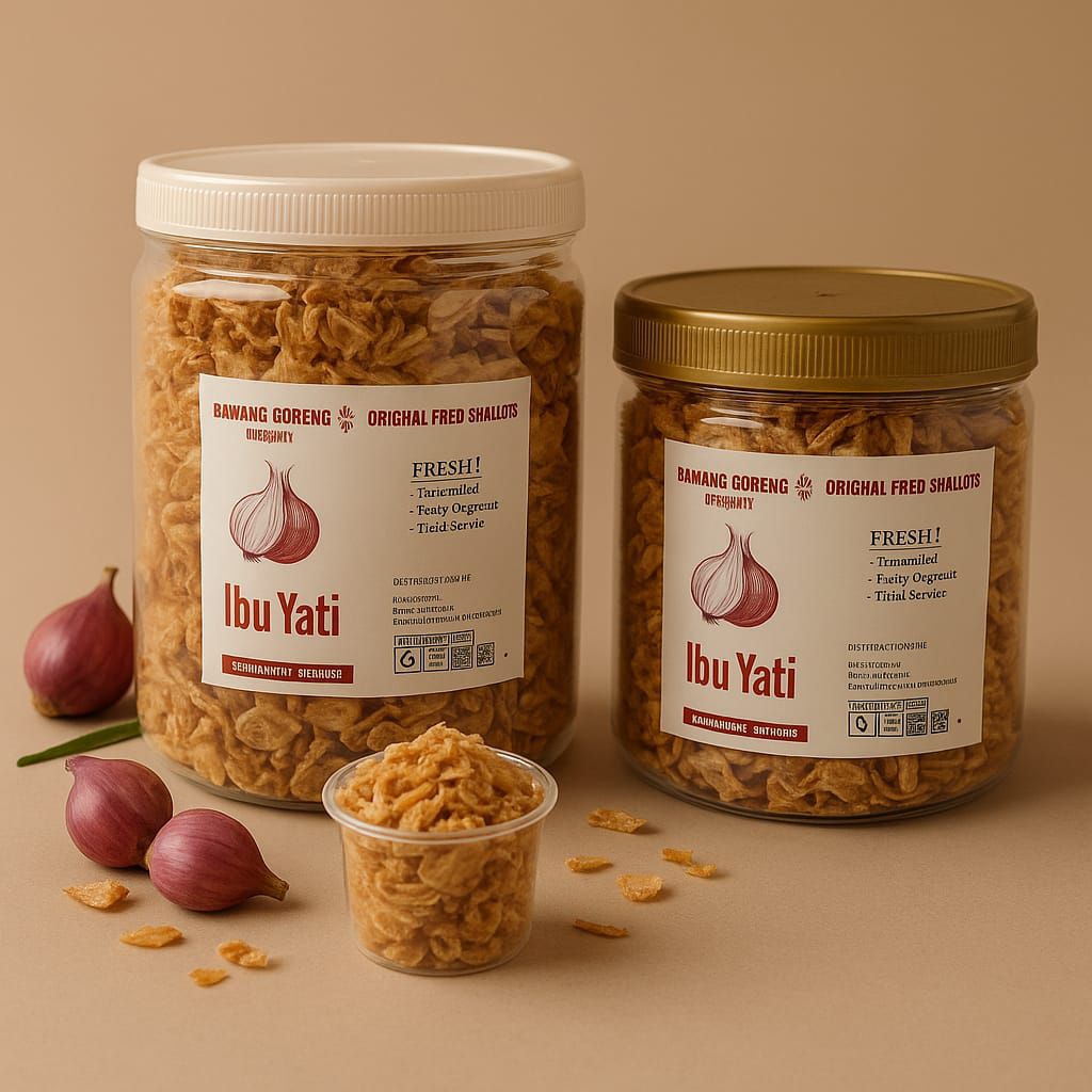 

Bawang Merah Brebes Goreng Kuliatas Premium 130gr / Fried Shallots / Bawang Goreng Renyah