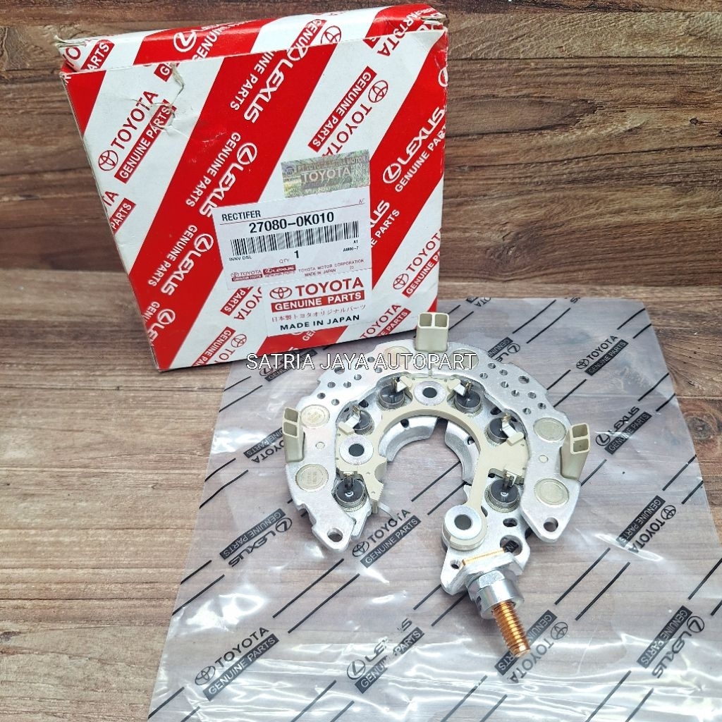 SILIKON DIODE DIODA RECTIEFER DINAMO CAS ALTERNATOR ASSY TOYOTA INNOVA DIESEL FORTUNER DIESEL ALPHAR