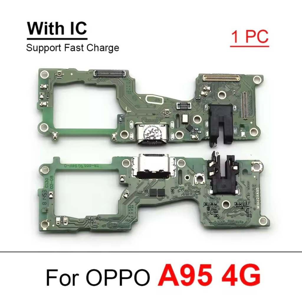Konektor Cas Oppo A95 4G Original Support IC Fast Charger