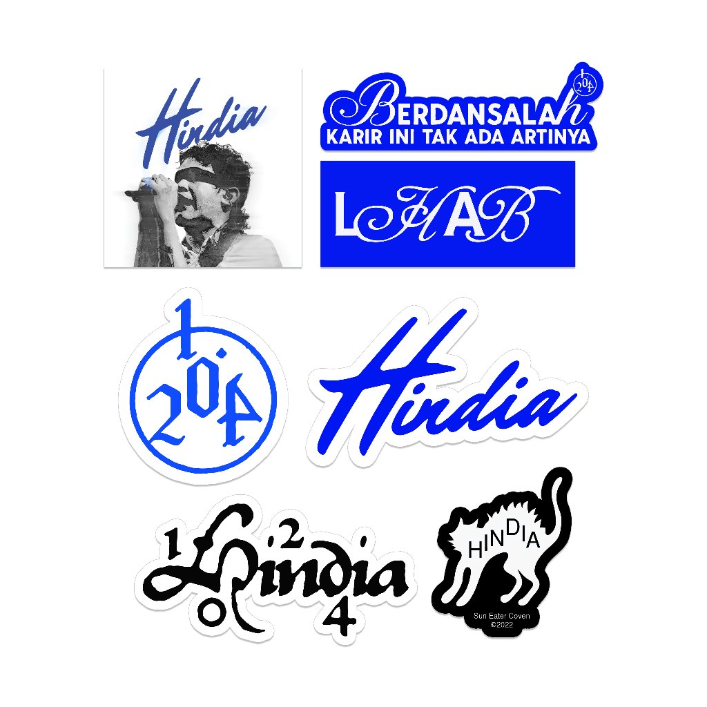 

Hindia - Stiker Satuan Vol 2 | Sticker Vinyl | Stiker Helm | Stiker Tumbler | Stiker Hindia | Stiker Glossy