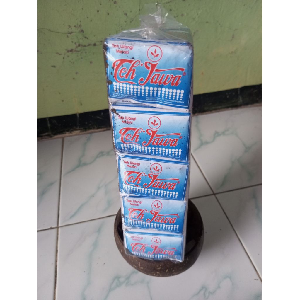 

Teh tubruk Jawa biru teh wangi melati 1 pack isi 10pcs @40gram