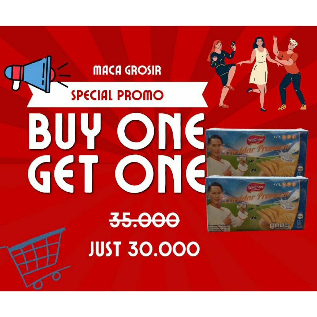 

PROMO! BUY 1 GET 1 WINchez CHEDDAR premium