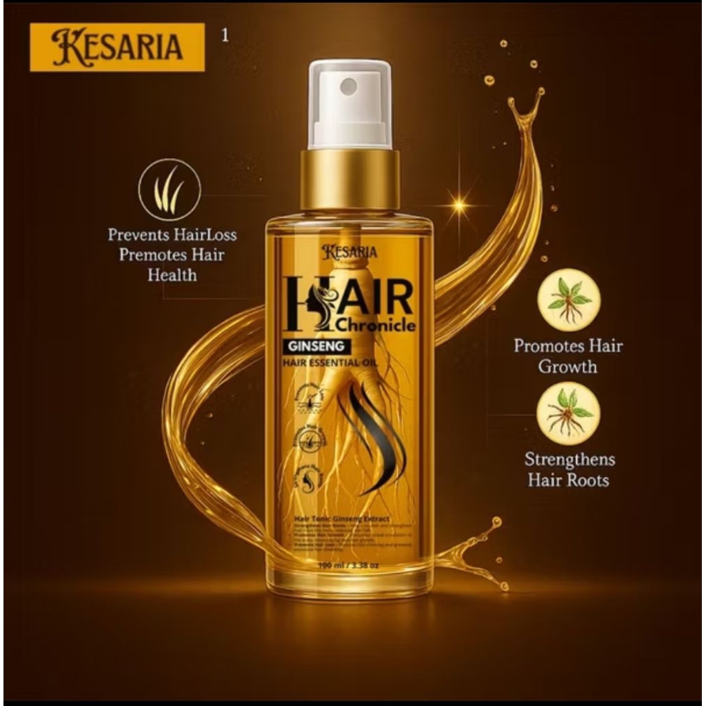 Hair Tonik Ginseng Kesaria Hair Tonic Perawatan Rambut Rontok Dan Pertumbuhan Hair Tonik Ginseng Pen