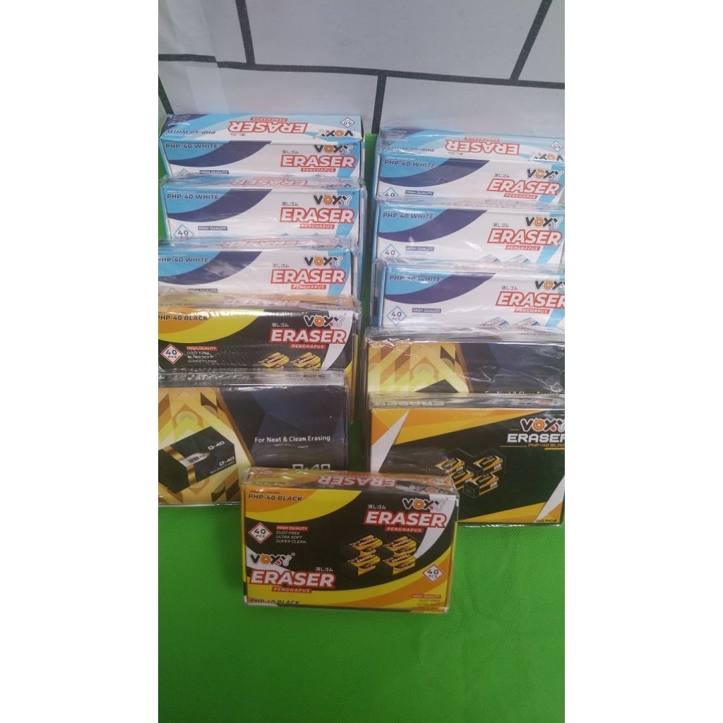 

PENGHAPUS PENSIL-ERASER VOXY/BOX ISI 40pcs
