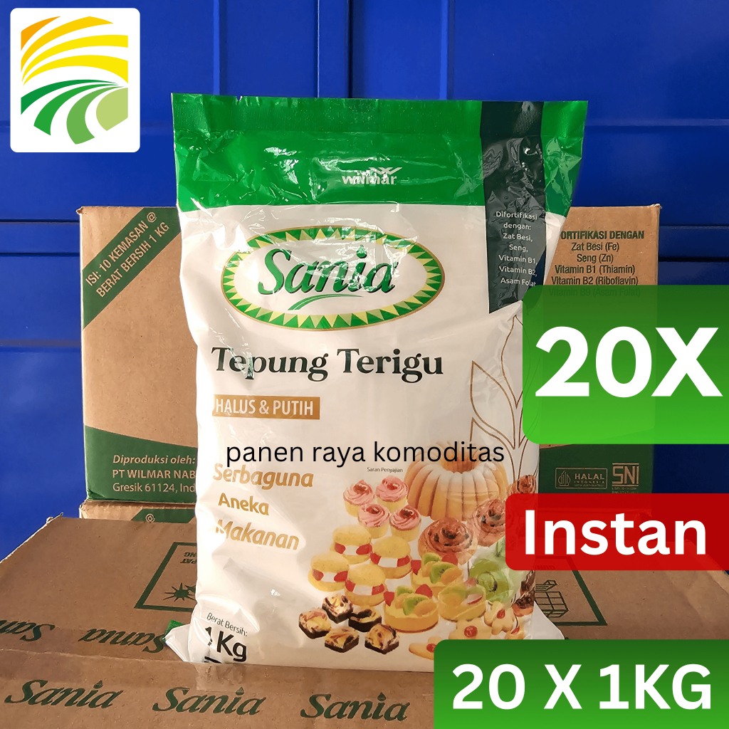 

Tepung Terigu Sania 1Kg x 20 Pcs (20 Kg)