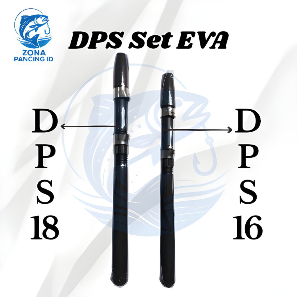 Handle set spinning reel seat DPS + BUSA EVA HARD / Gagang joran pancing custom