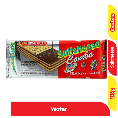 

Saltcheese Combo 175g 175gr 175 gr Biskuit Wafer Khong Guan Coklat