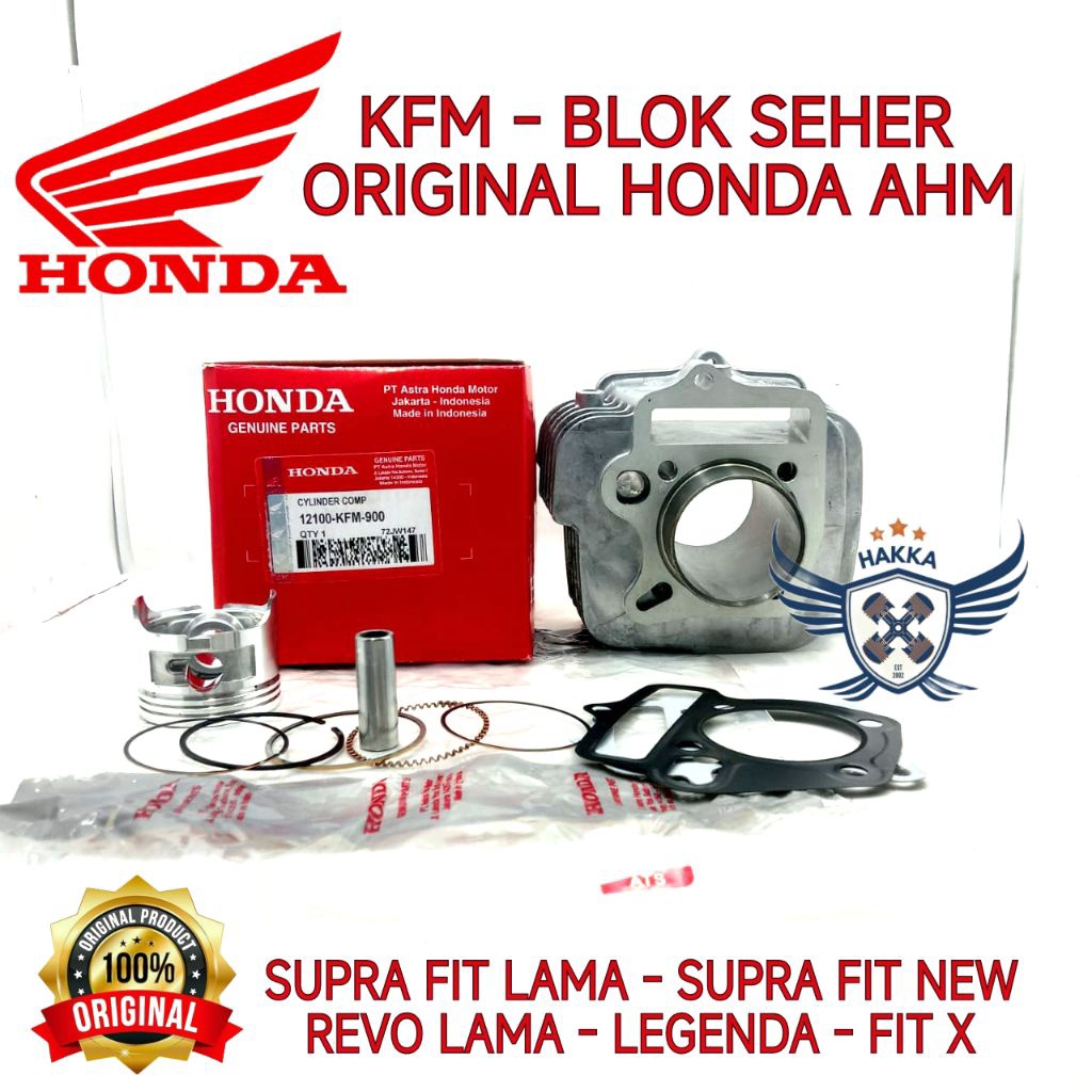 KFM/KFL ORIGINAL BLOK SEHER HONDA SUPRA FIT LAMA, BLOK SEHER HONDA SUPRA FIT NEW, BLOK SEHER HONDA R