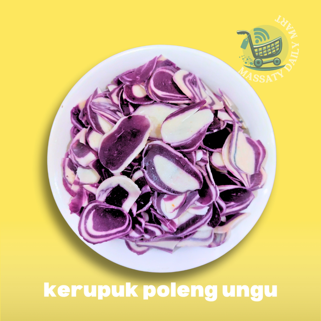 

KERUPUK BAWANG POLENG WARNA 250 gram