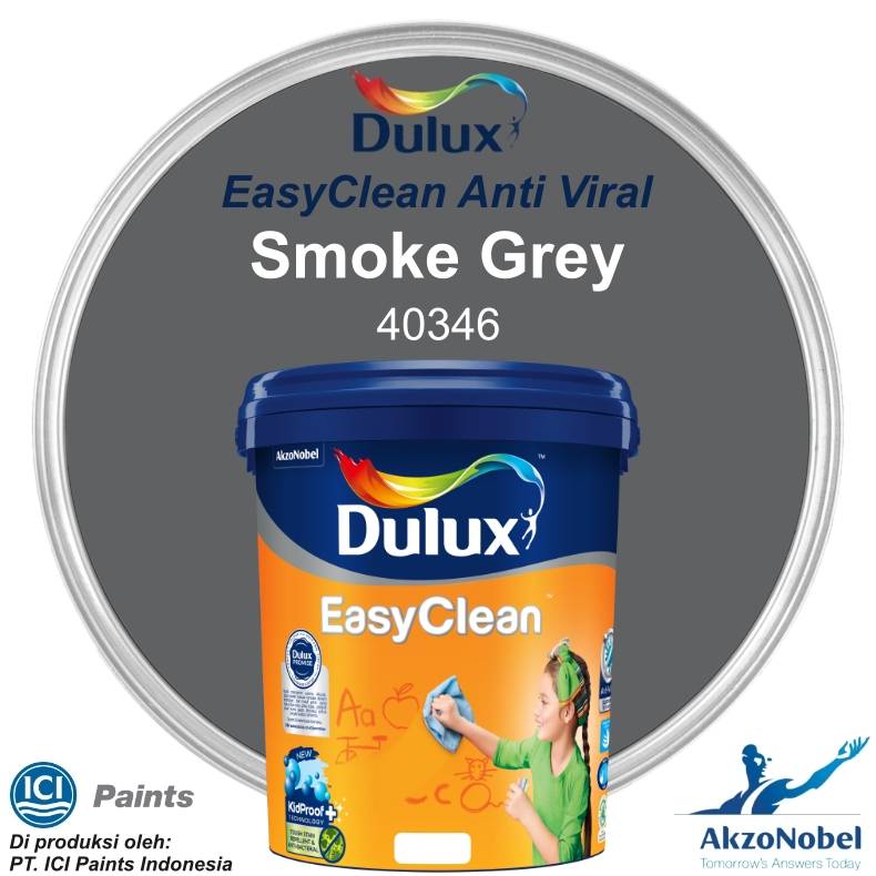 CAT DULUX EASY CLEAN 20 LT - SMOKE GREY 40346