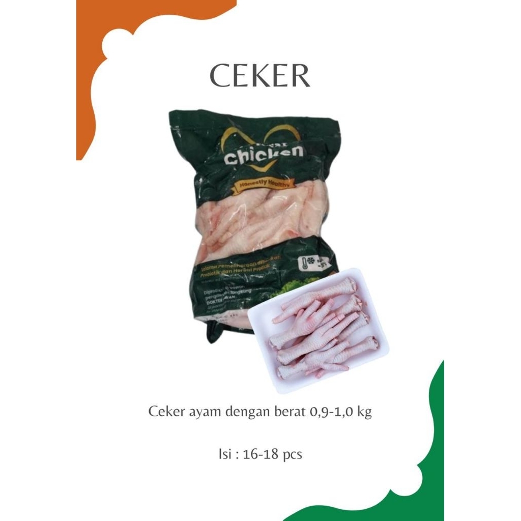 

Ceker Ayam probiotik honest Chicken