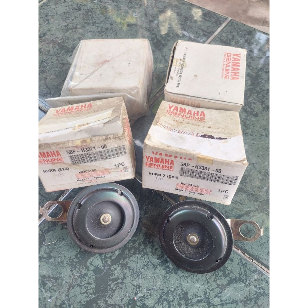 klakson scorpio steko kanan kiri original new old stok