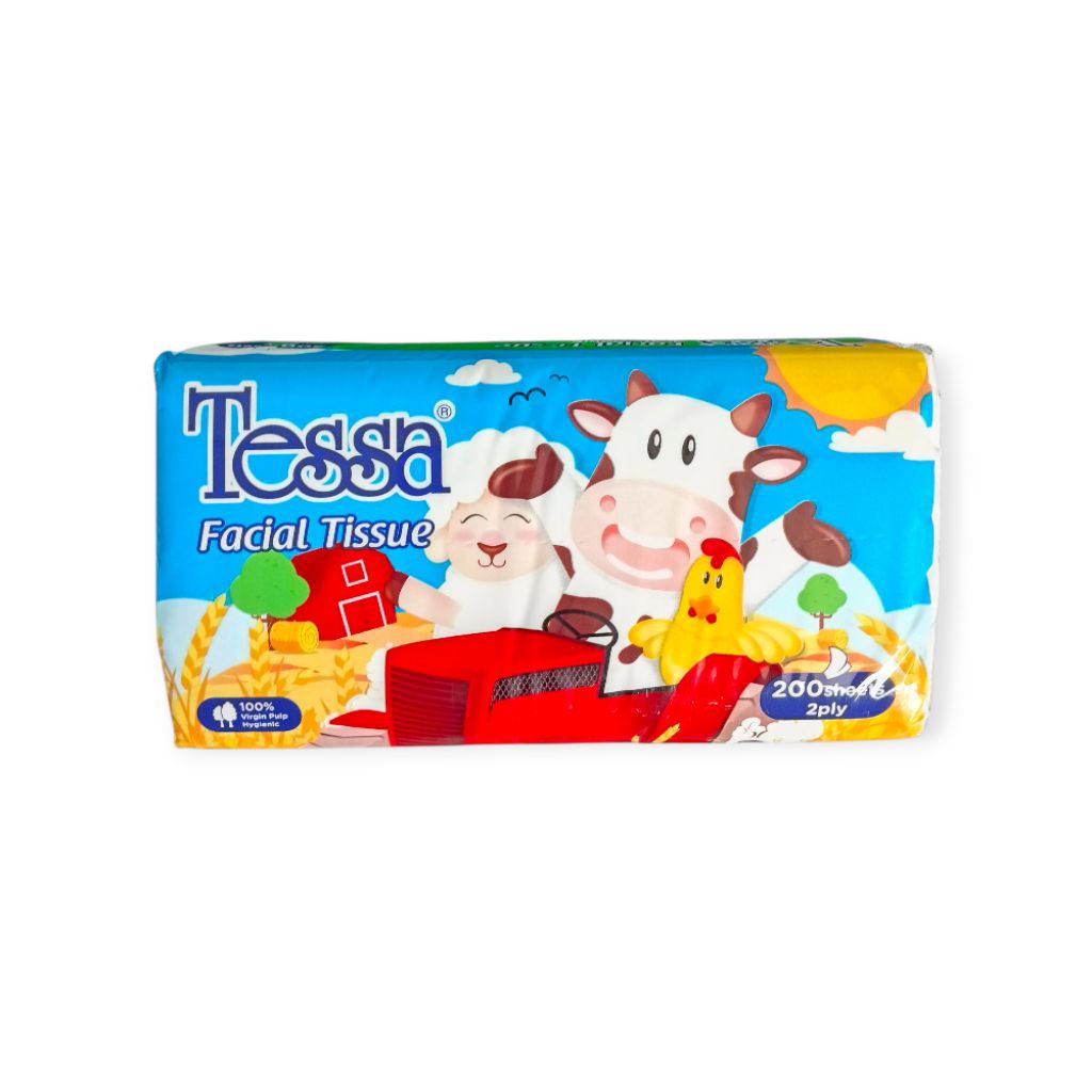 tisu tesa 200 sheets/ tisssu tessa facial  tissue 200 sheets