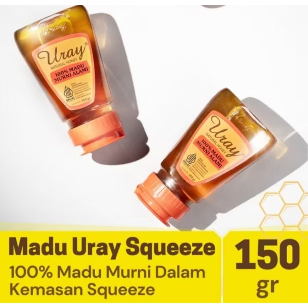 

Uray Natural Honey Squeeze 150Gr/Madu Murni alami